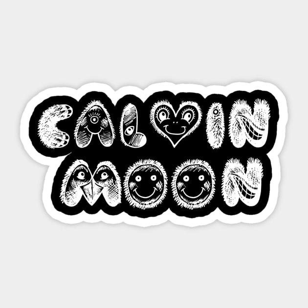 calvin moon smile design Sticker by HUMANS TV